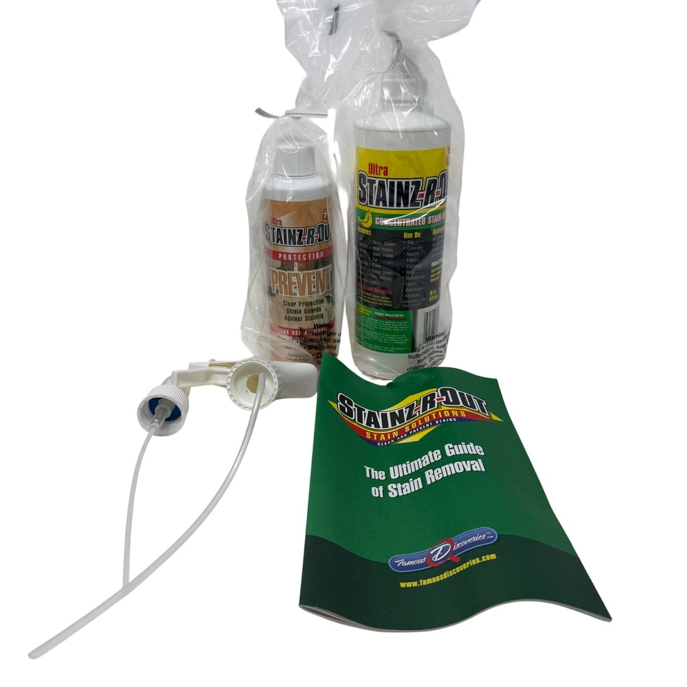 Stainz-R-Out Concentrated Stain Remover & Preventer Set 16oz